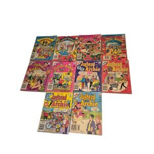 Jughead with Archie Digest Lot of 10 Archie Series Comics Good To Fair Condition